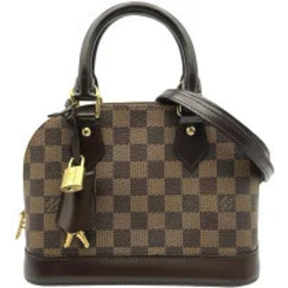 Louis Vuitton Alma Brown Damier Canvas Handbag